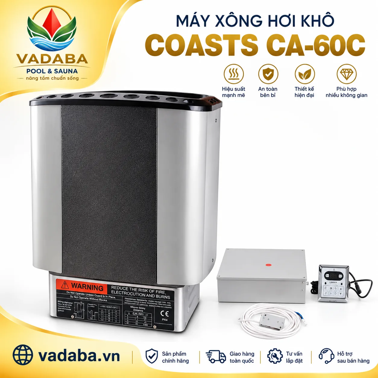 MÁY XÔNG HƠI KHÔ COASTS CA-60C 6KW