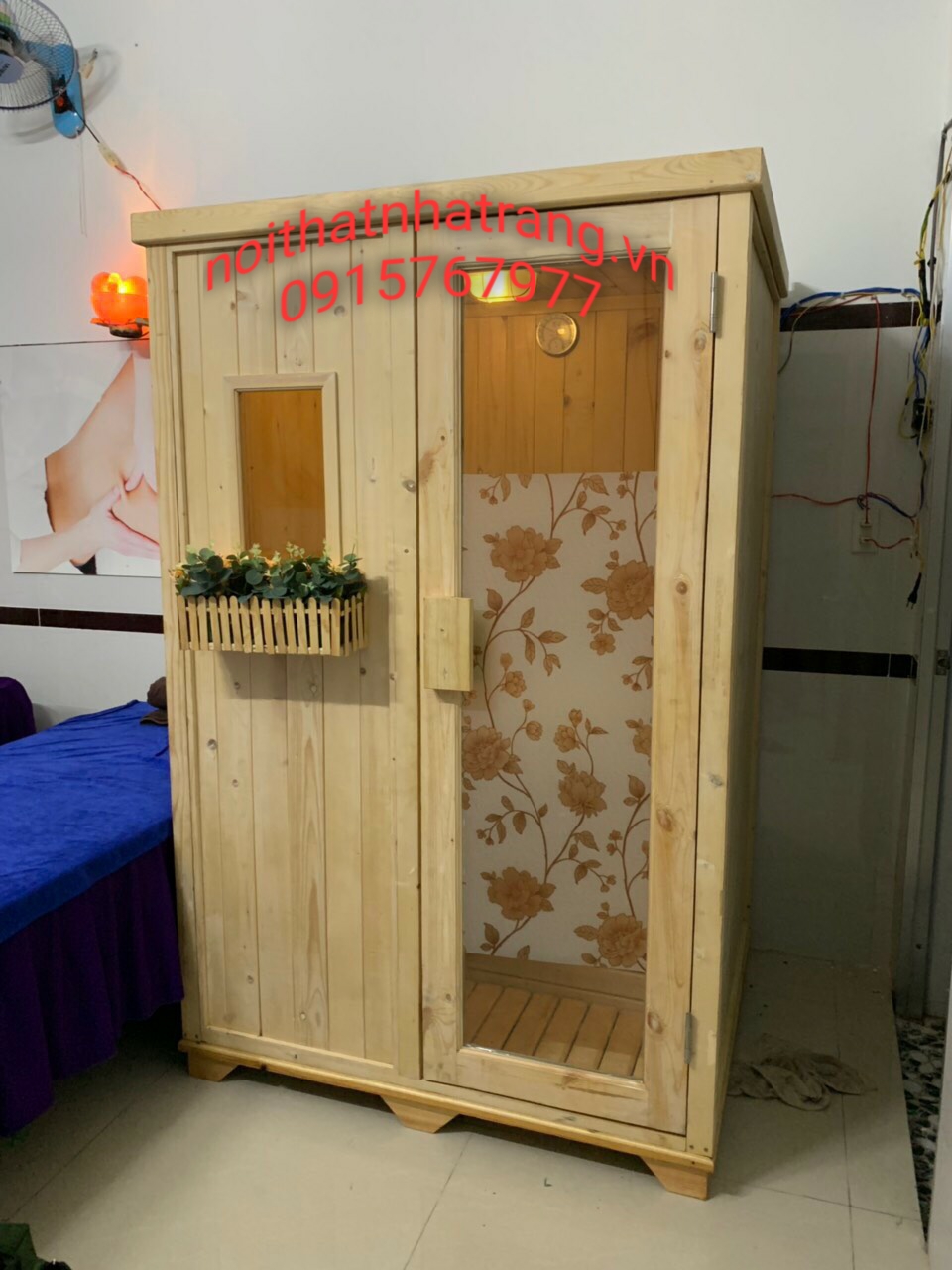 PHÒNG XÔNG HƠI KHÔ (SAUNA) NHA TRANG