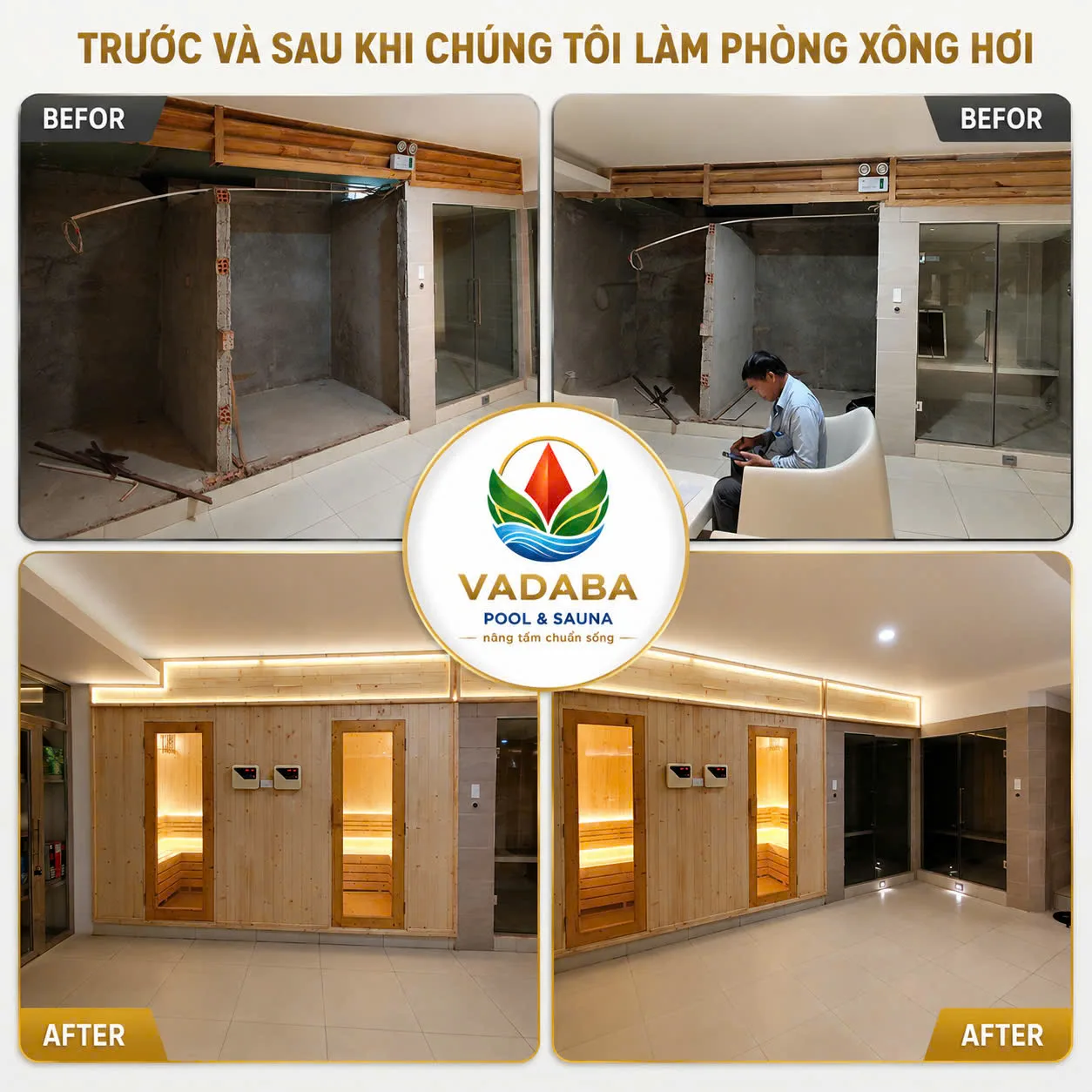 PHÒNG XÔNG HƠI KHÔ (SAUNA) VADABA NHA TRANG