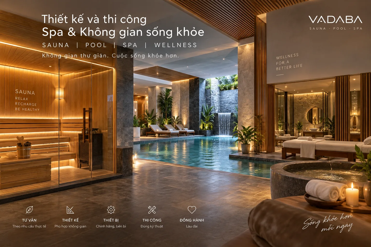 Thiết kế và thi công Spa & Không gian sống khỏe